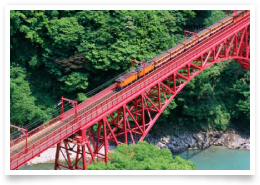 黒部峡谷鉄道（トロッコ電車）